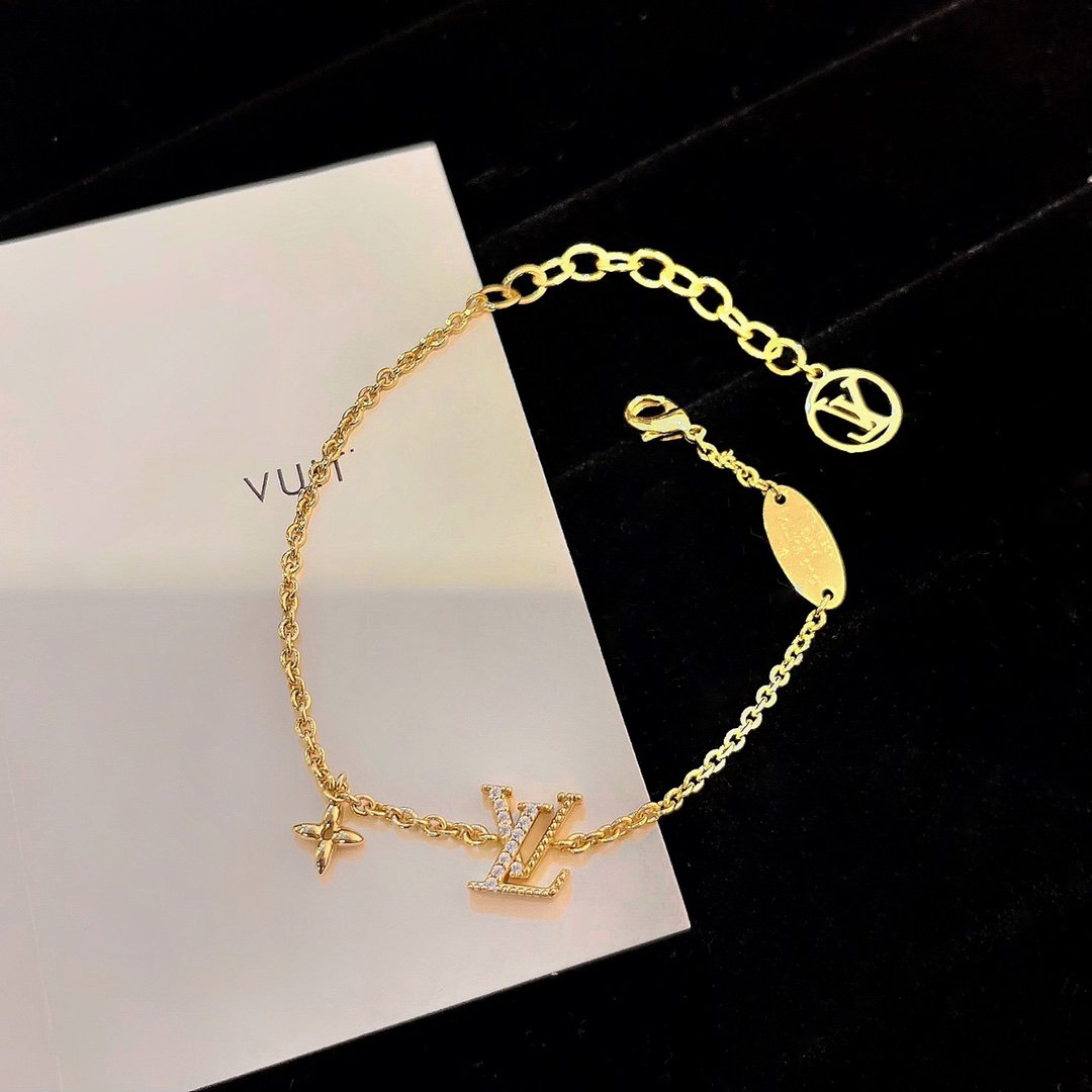 [Rani Jewelry]LOGO STAR MOTIF GOLD BRACELET