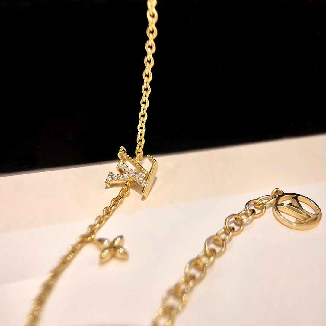 [Rani Jewelry]LOGO STAR MOTIF GOLD BRACELET