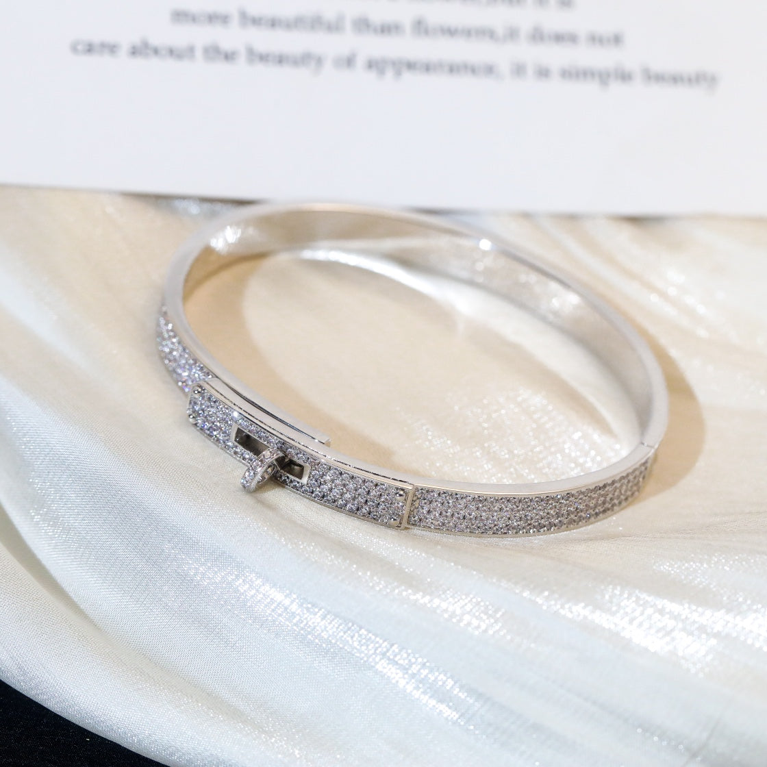 [Rani Jewelry]KELLY BRACELET DIAMOND PAVED