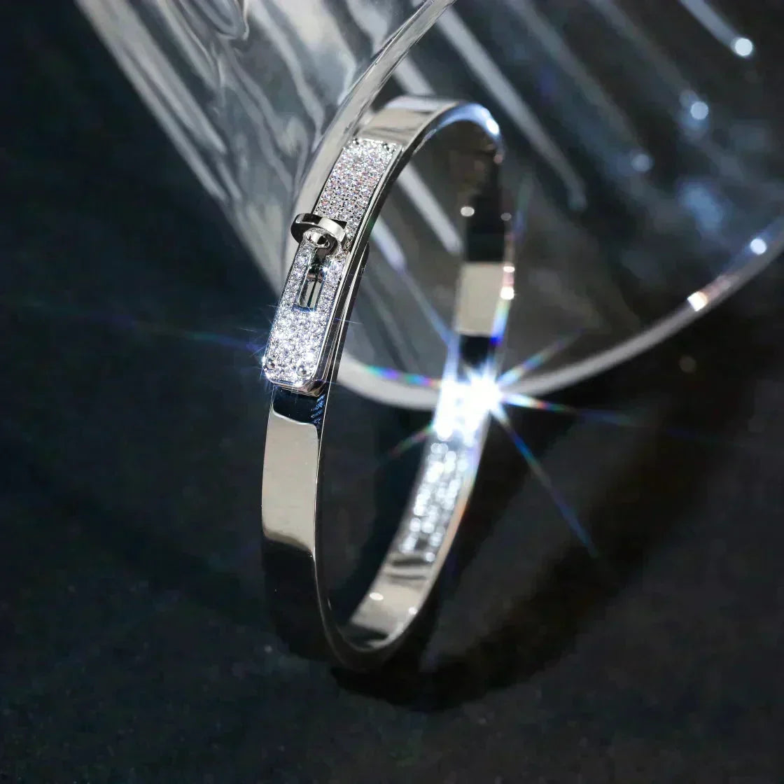 [Rani Jewelry]KELLY SILVER DIAMOND BRACELET