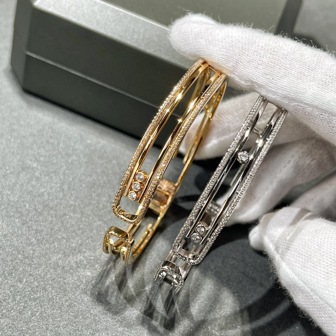 [Rani Jewelry]MOVE 10TH PAVED DIAMOND BRACELET