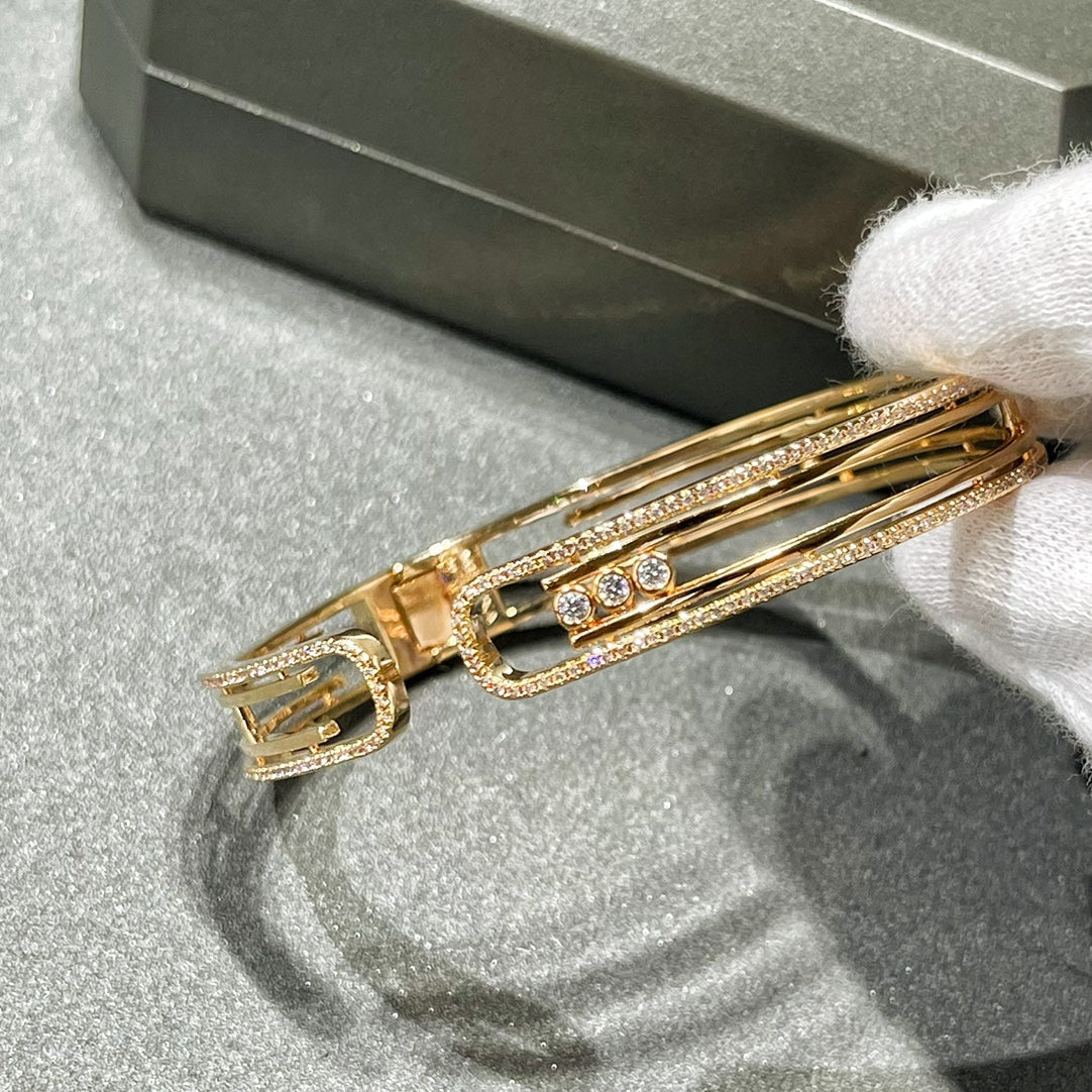 [Rani Jewelry]MOVE 10TH PAVED DIAMOND BRACELET