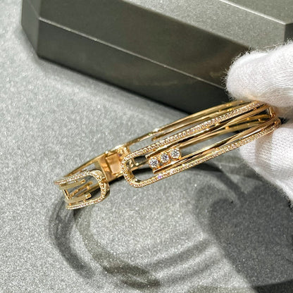 [Rani Jewelry]MOVE 10TH PAVED DIAMOND BRACELET