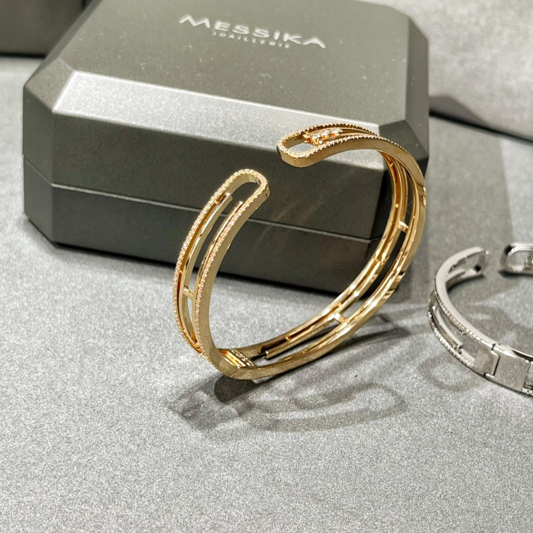 [Rani Jewelry]MOVE 10TH PAVED DIAMOND BRACELET