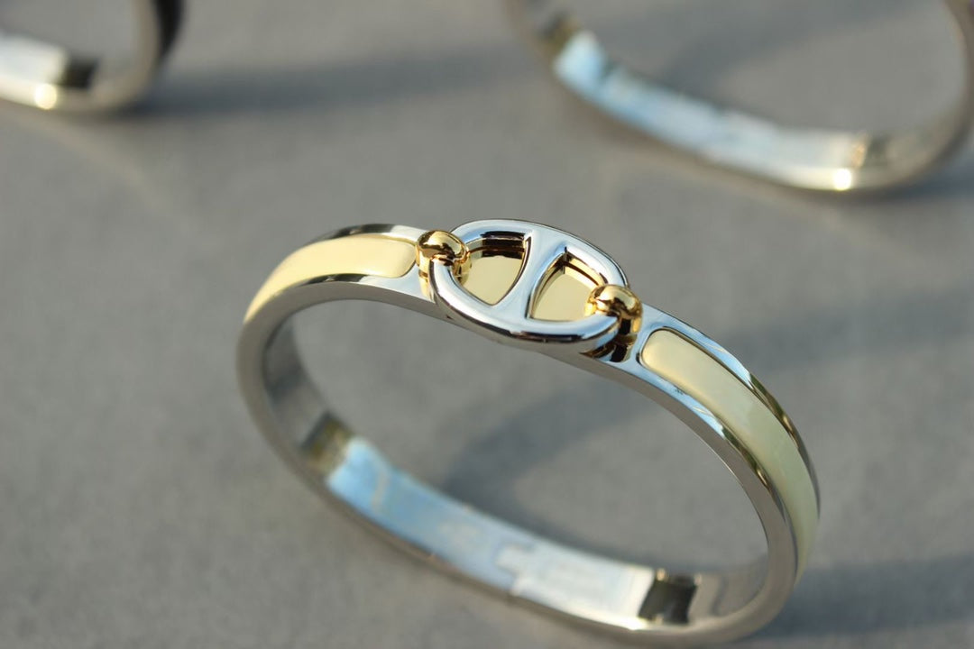 [Rani Jewelry]CLIC CHAINE SILVER BRACELET