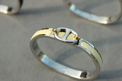 [Rani Jewelry]CLIC CHAINE SILVER BRACELET