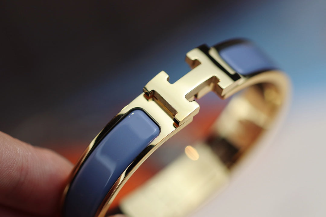 [Rani Jewelry]H BRACELET 12MM BLUE GRAY