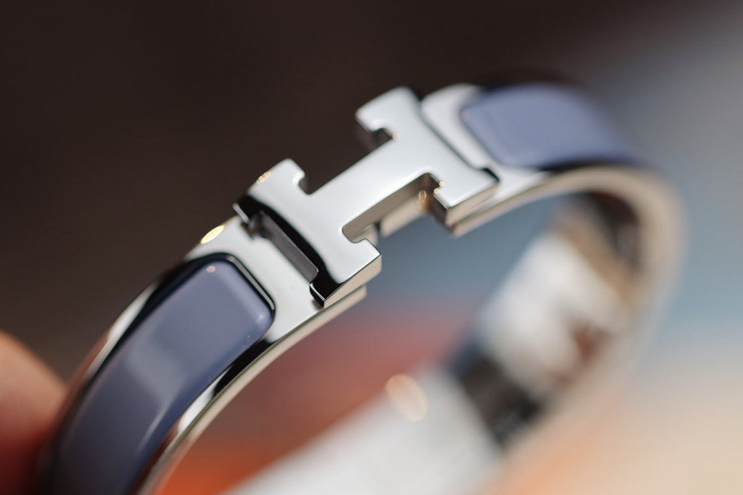 [Rani Jewelry]H BRACELET 12MM BLUE GRAY
