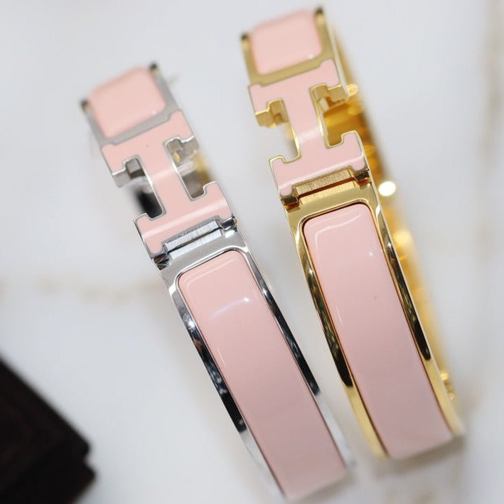[Rani Jewelry]H BRACELET 12MM PINK