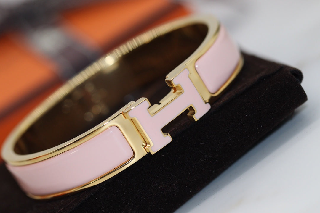 [Rani Jewelry]H BRACELET 12MM PINK