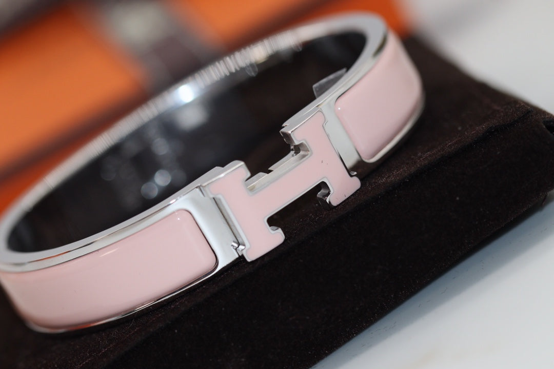 [Rani Jewelry]H BRACELET 12MM PINK