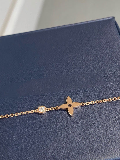 [Rani Jewelry]STAR DIAMOND PINK GOLD BRACELET