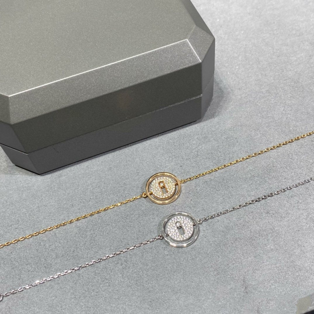 [Rani Jewelry]LUCKY MOVE DIAMOND PAVED BRACELET