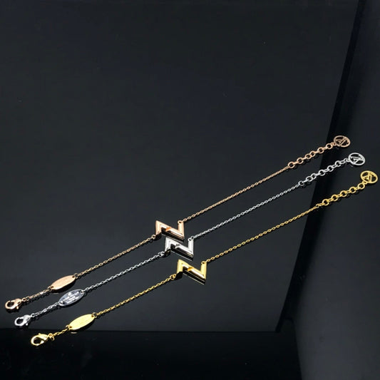 [Rani Jewelry]VOLT LV LOGO BRACELET