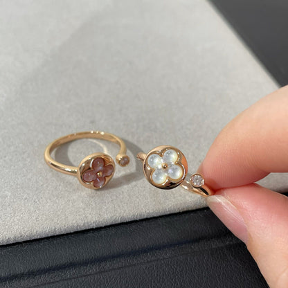 [Rani Jewelry]SUN 1 DIAMOND PINK MOP RING