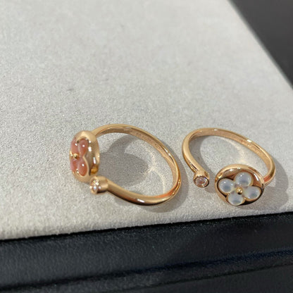 [Rani Jewelry]SUN 1 DIAMOND PINK MOP RING