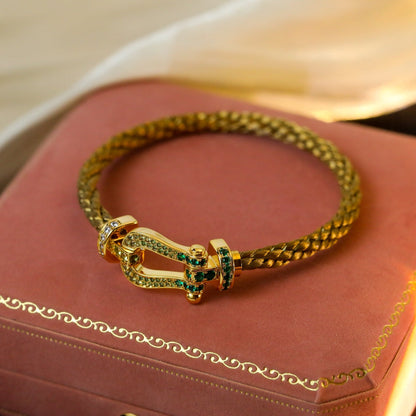 [Rani Jewelry]FORCE 10 GOLD GREEN DIAMOND PAVED