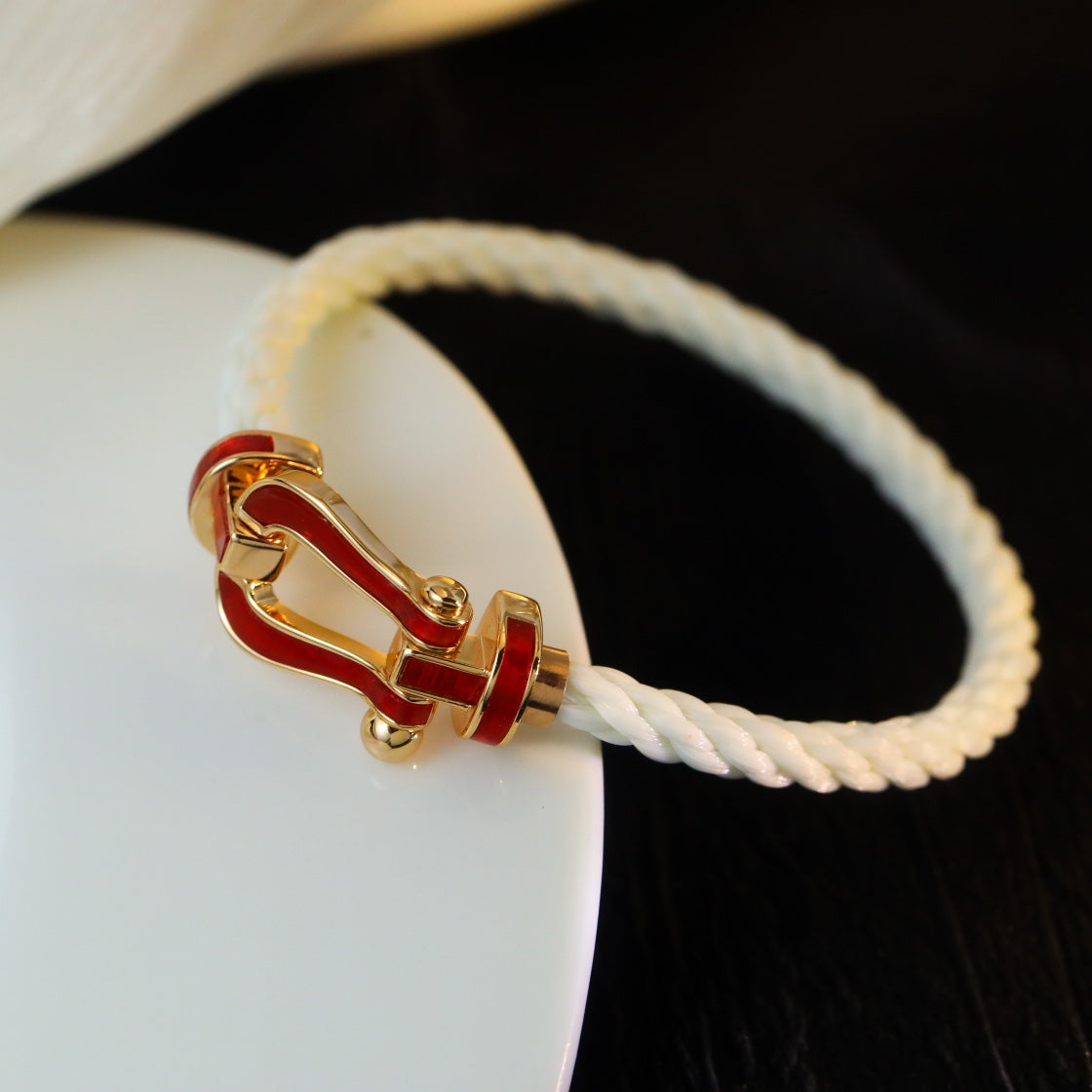 [Rani Jewelry]FORCE 10 WHITE TEXTILE DIAMOND PAVED