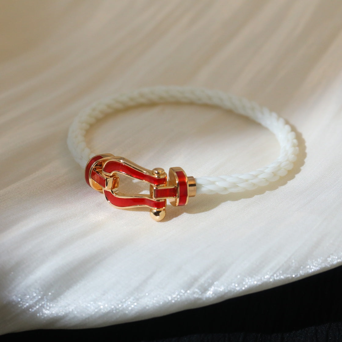 [Rani Jewelry]FORCE 10 WHITE TEXTILE DIAMOND PAVED