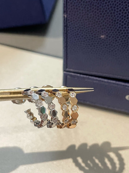 [Rani Jewelry]Hollow Design Four-Leaf Clover Flower Shape Ring