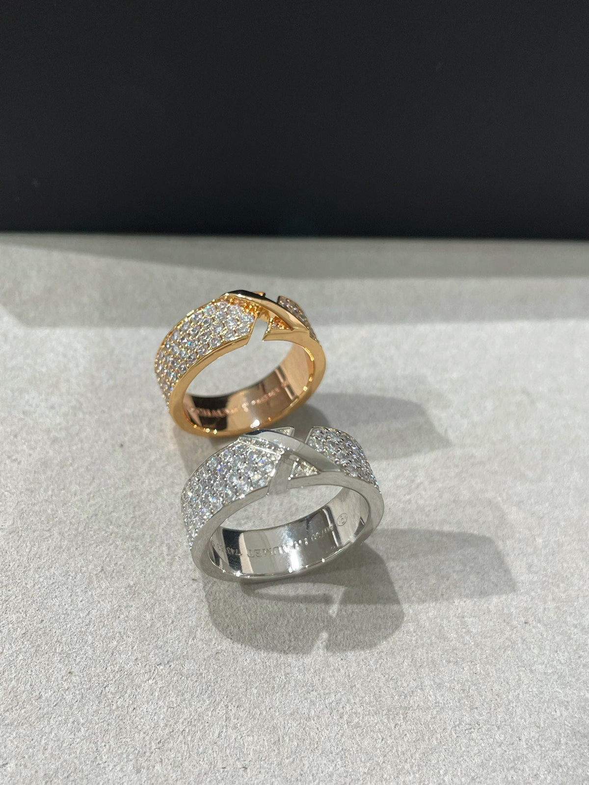 [Rani Jewelry]LIENS EVIDENCE  DIAMOND PAVED RING