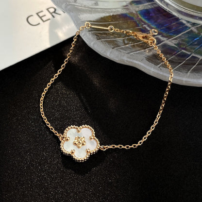 [Rani Jewelry]LUCKY SPRING ROSE GOLD MOP BRACELET