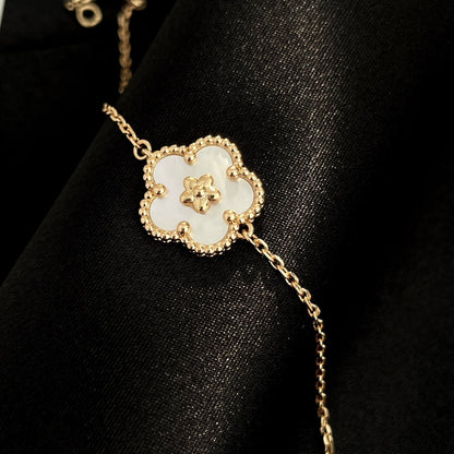 [Rani Jewelry]LUCKY SPRING ROSE GOLD MOP BRACELET