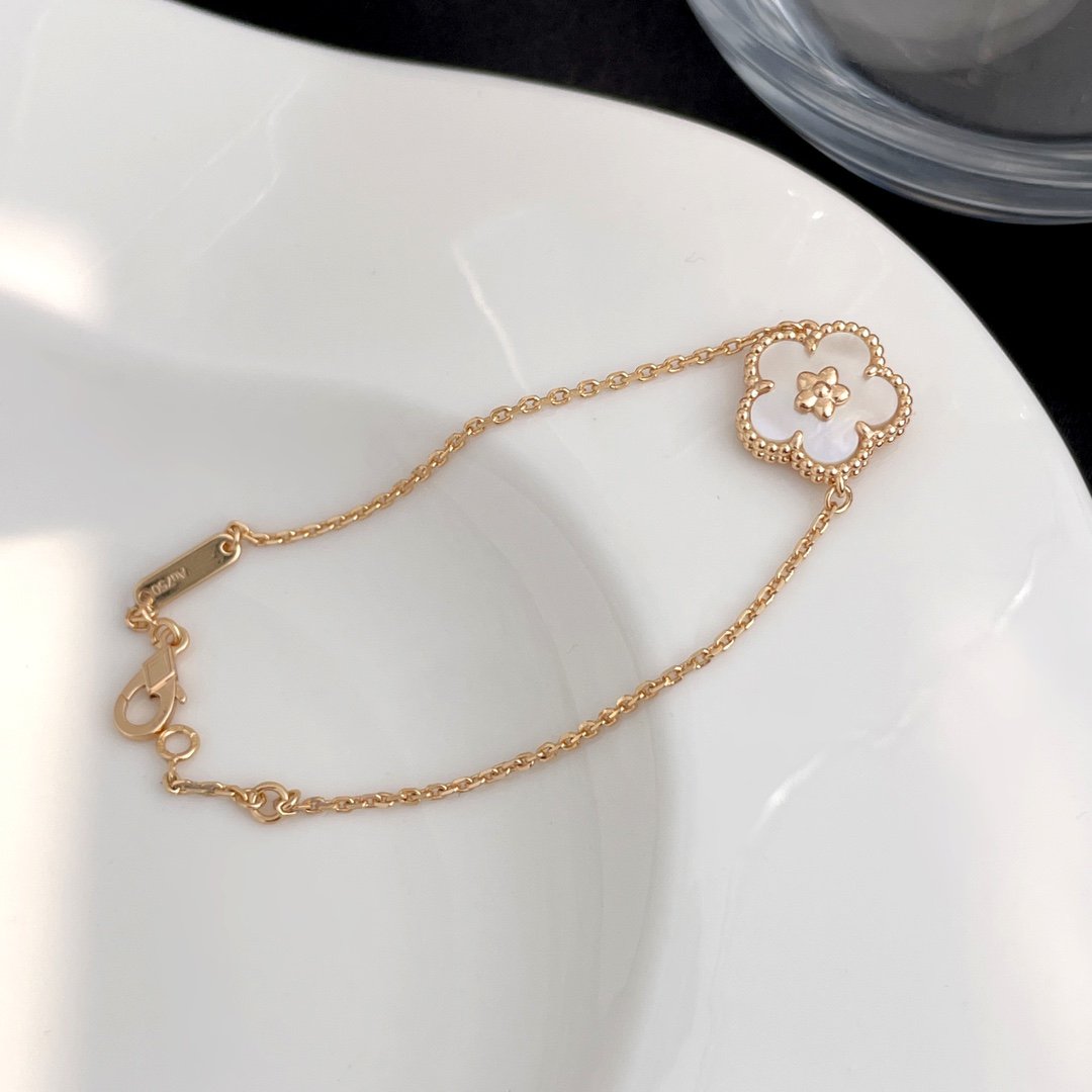 [Rani Jewelry]LUCKY SPRING ROSE GOLD MOP BRACELET