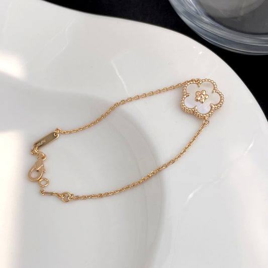 [Rani Jewelry]LUCKY SPRING ROSE GOLD MOP BRACELET