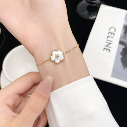 [Rani Jewelry]LUCKY SPRING ROSE GOLD MOP BRACELET