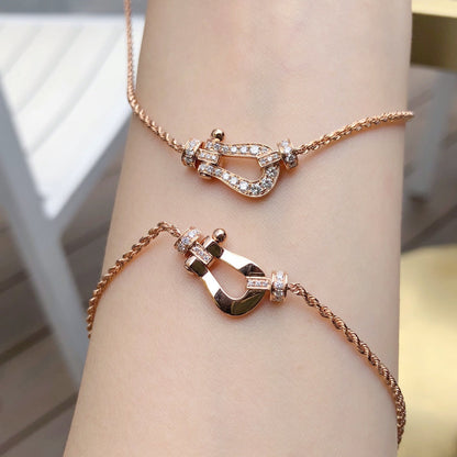 [Rani Jewelry]FORCE 10 PINK GOLD DIAMOND NECKLACE