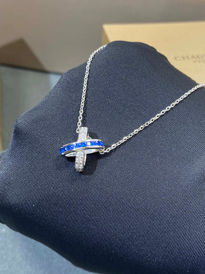 [Rani Jewelry]LIENS DIAMOND SILVER NECKLACE