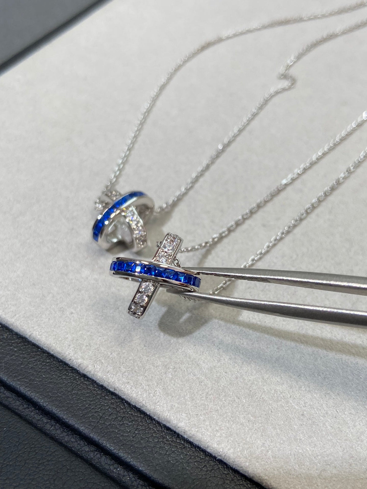 [Rani Jewelry]LIENS DIAMOND SILVER NECKLACE