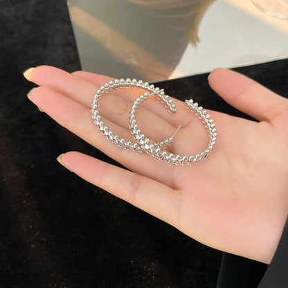 [Rani Jewelry] CLASH HOOP LARGE EARRINGS