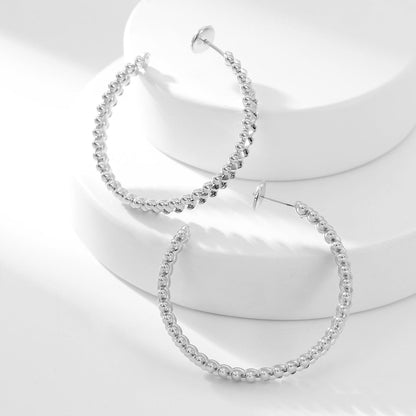 [Rani Jewelry] CLASH HOOP LARGE EARRINGS