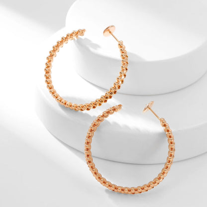 [Rani Jewelry] CLASH HOOP LARGE EARRINGS
