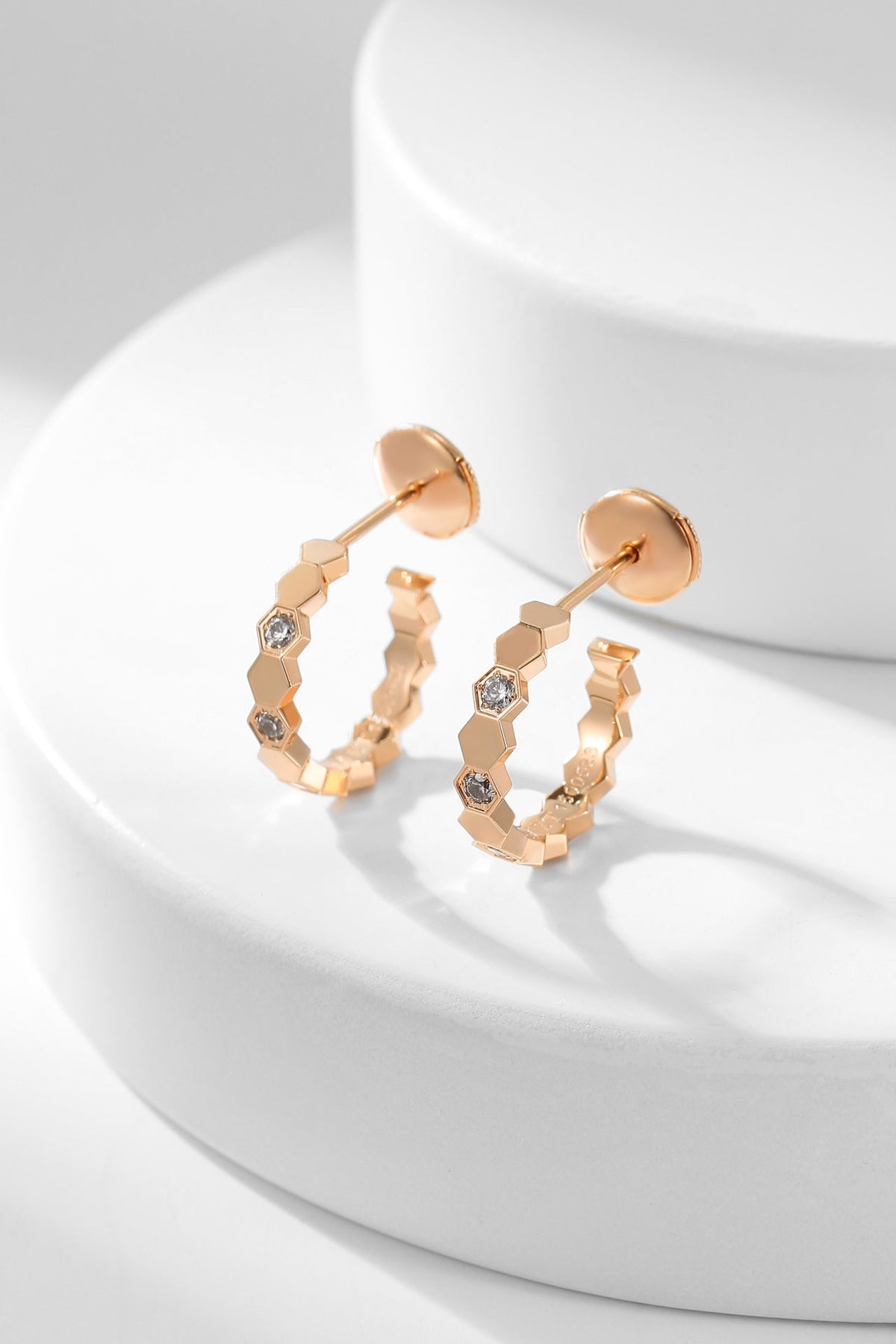 [Rani Jewelry]BEE LOVE DIAMOND HOOP EARRINGS