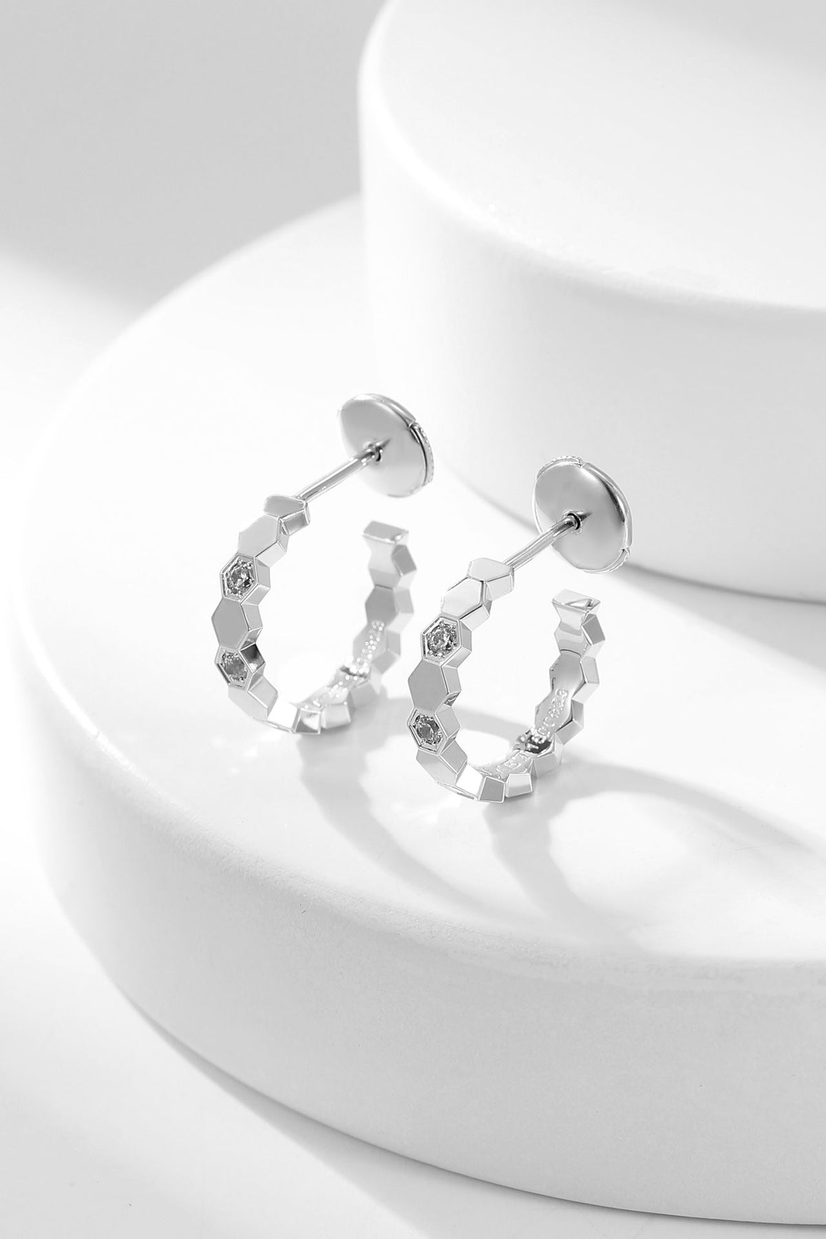 [Rani Jewelry]BEE LOVE DIAMOND HOOP EARRINGS