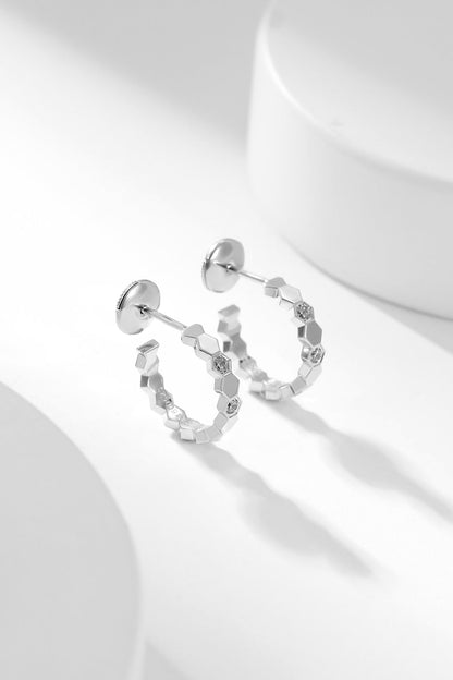 [Rani Jewelry]BEE LOVE DIAMOND HOOP EARRINGS
