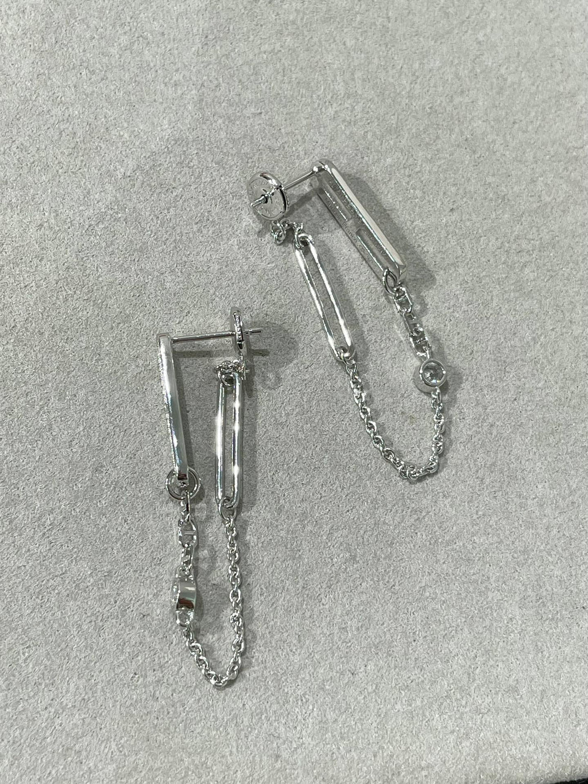 [Rani Jewelry]CHAINE CHAOS DIAMOND DROP EARRINGS