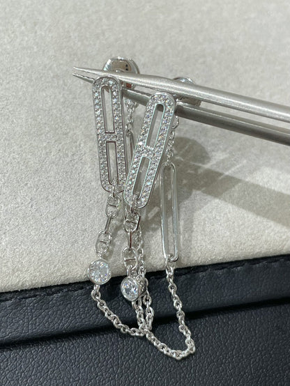 [Rani Jewelry]CHAINE CHAOS DIAMOND DROP EARRINGS