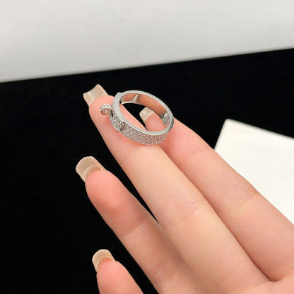 [Rani Jewelry]KELLY SILVER DIAMOND RING