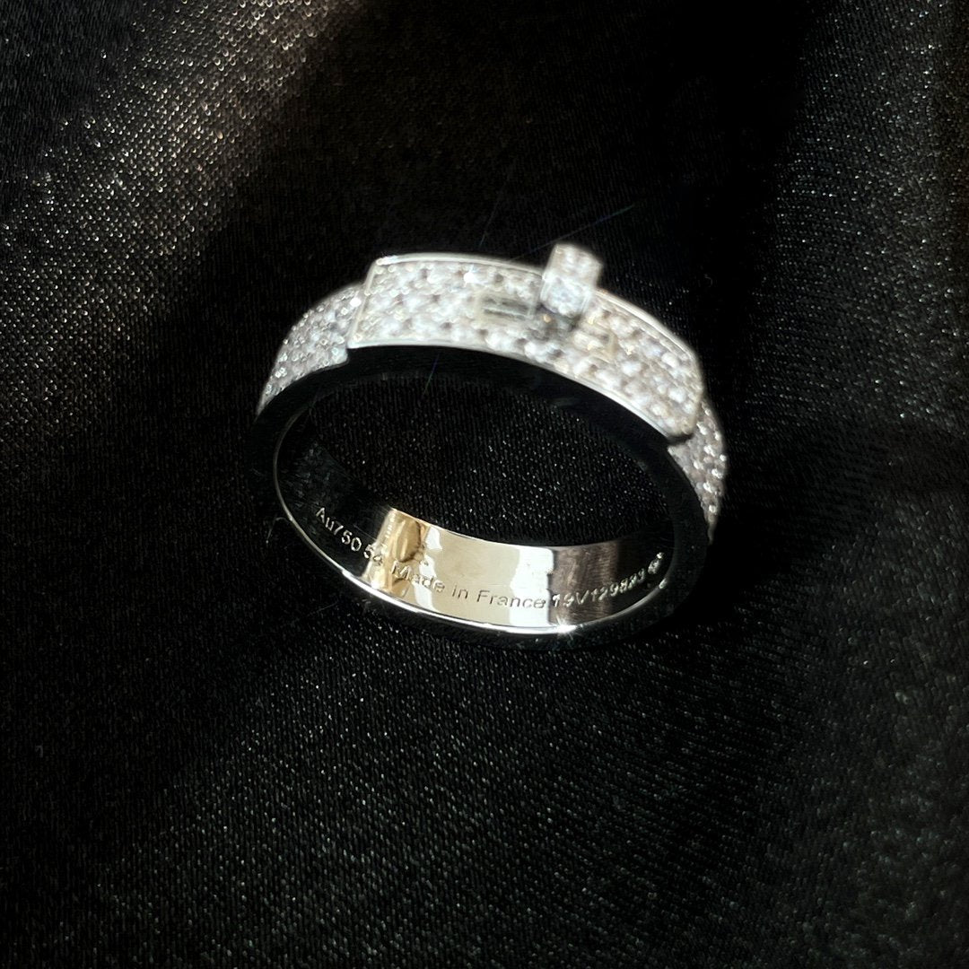[Rani Jewelry]KELLY SILVER DIAMOND RING