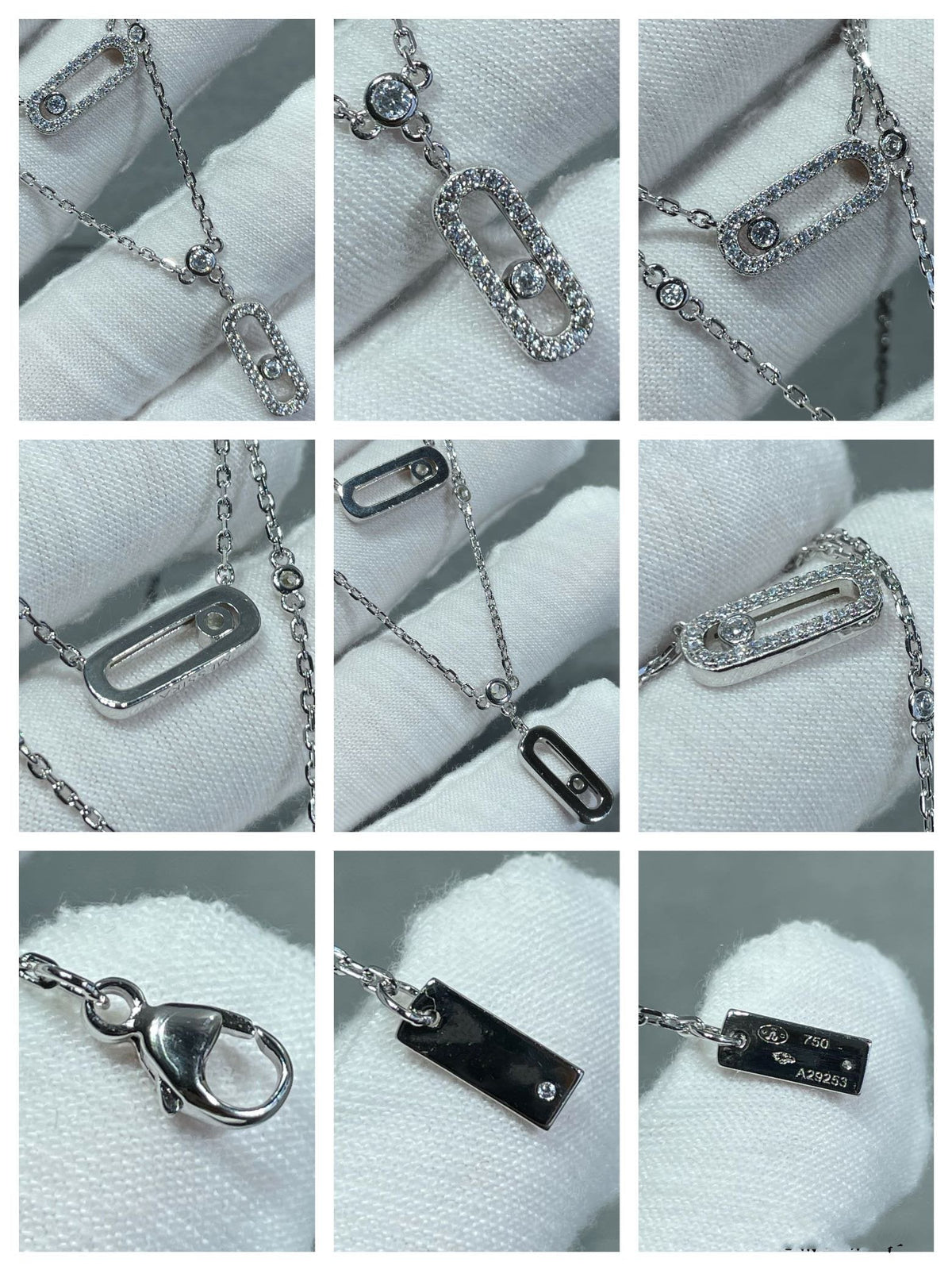 [Rani Jewelry]MOVE 2 ROW DIAMOND NECKLACE