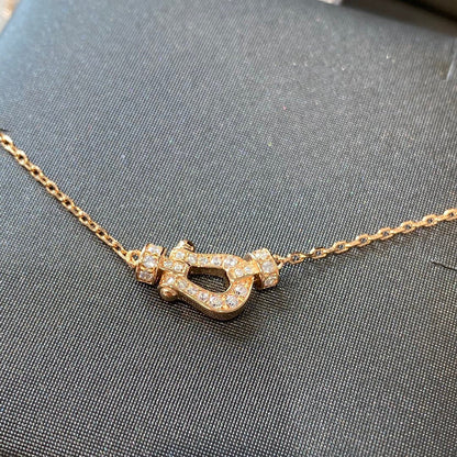 [Rani Jewelry]FORCE 10 DIAMOND PINK GOLD NECKLACE MINI MODEL