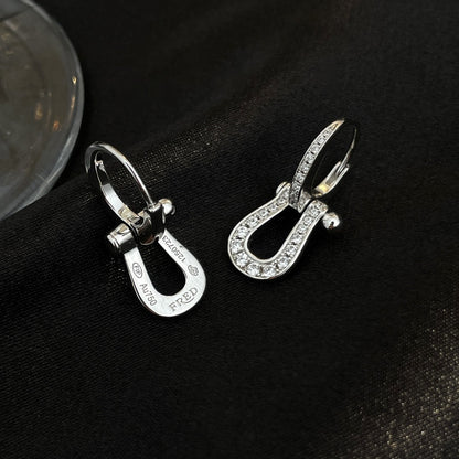 [Rani Jewelry]FORCE 10 FULL DIAMOND DROP EARRINGS MEDIUM MODEL