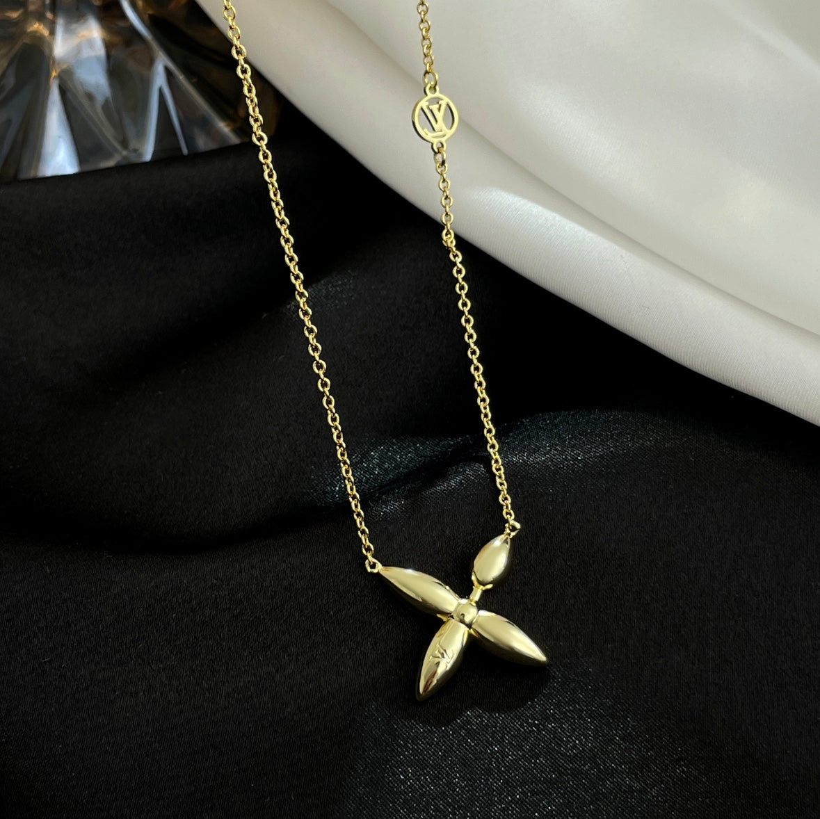[Rani Jewelry]LOUISETTE GOLD NECKLACE