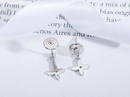 [Rani Jewelry]VIDYLLE SILVER DIAMOND MINI DROP EARRINGS