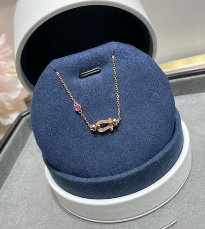 [Rani Jewelry]FORCE 10 DIAMOND CHAIN LINK PINK GOLD BRACELET