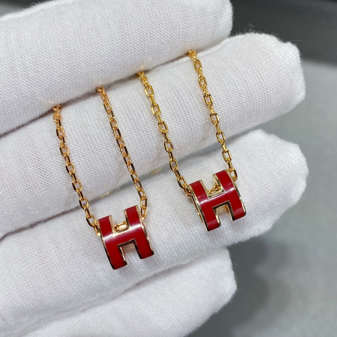 [Rani Jewelry]MINI POP H NECKLACE